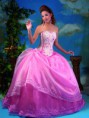 VESTIDO DE QUINCEAÑERA ROSA